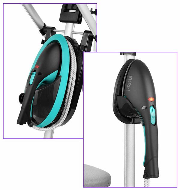 Парогенератор Kitfort KT-992-2 черно-бирюзовый