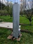 Vând boiler pe lemne din țeavă groasă