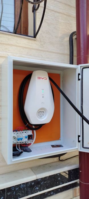 Установка зарядное устройство для Электромобилей.
7квт зарядка установ