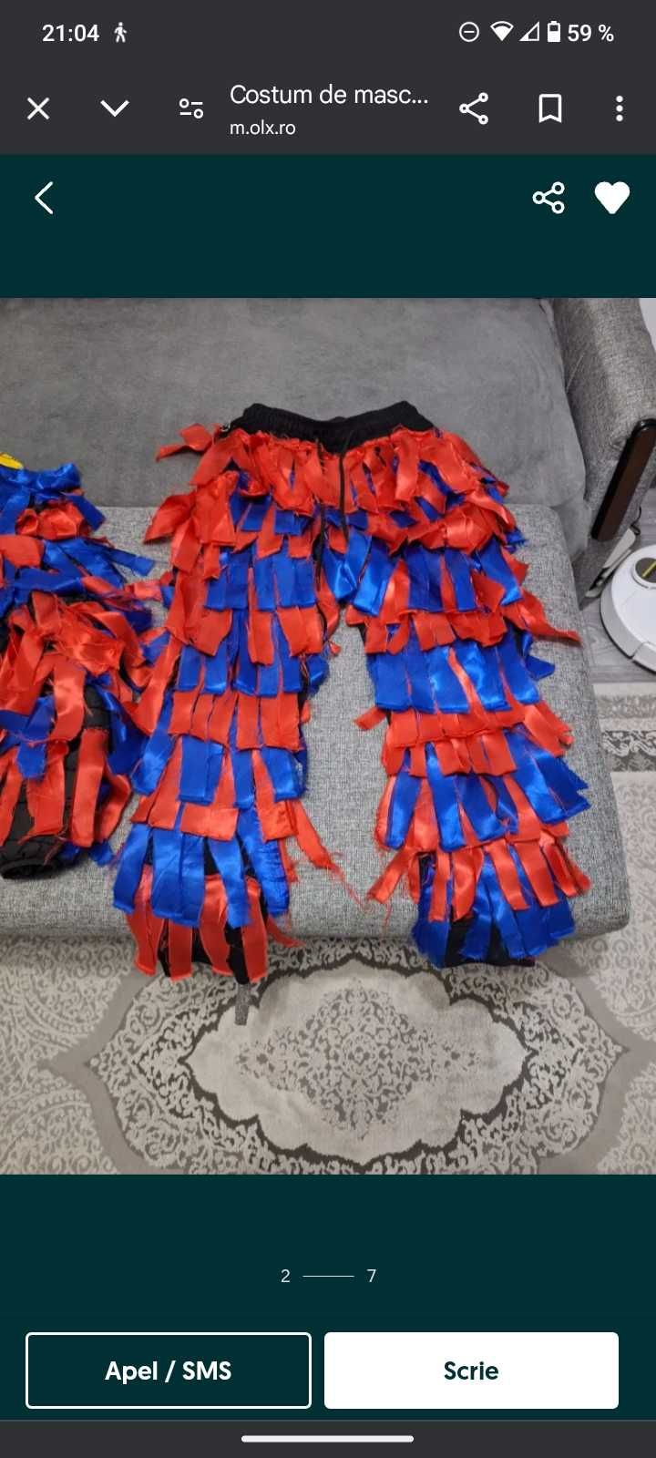 Costum mascat anul nou