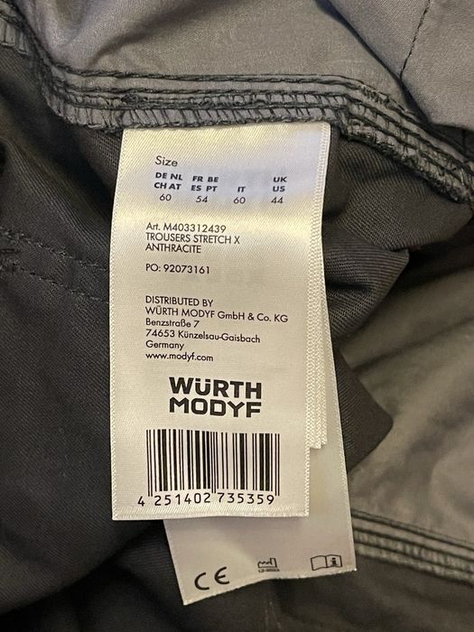 Pantaloni/salopeta munca barbati Wurth marimea 3XL