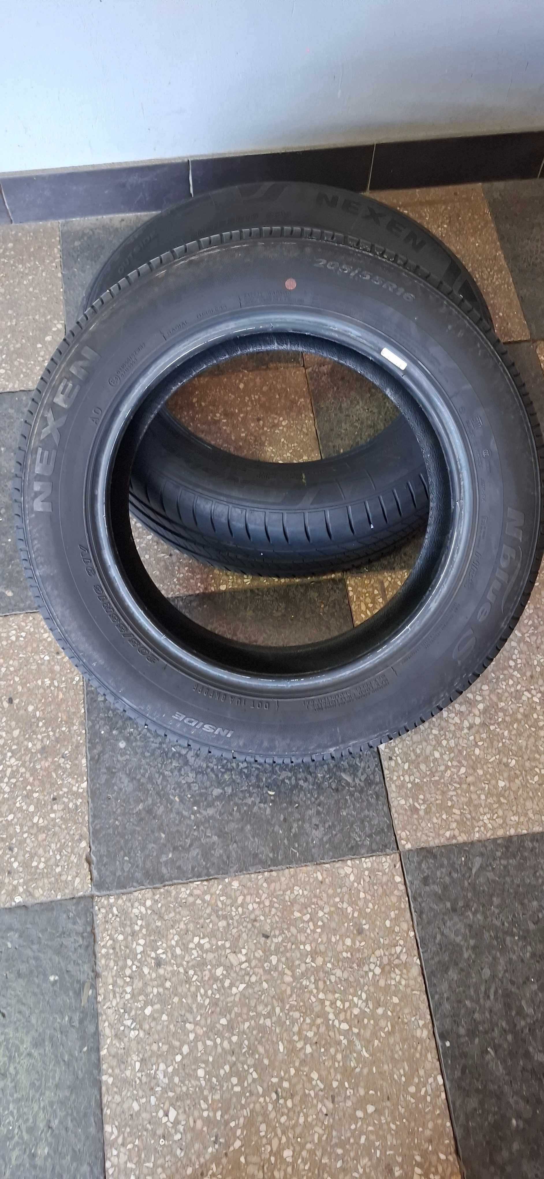 2бр. 205/55/16 Nexen 6mm грайфер,дот 21г. Безплатен монтаж