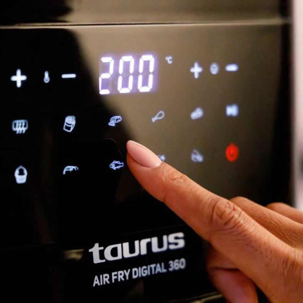 Фритюрник с горещ въздух Taurus Air Fry Digital 360 – 7.5L,10 програми