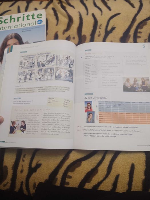 Schritte international neu , A1 , Kursbuch , Arbeitsbuch, Intensiv