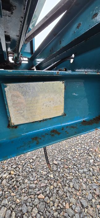 Remorca de gunoi Rolland 7 tone incarcare gunoi de pasare porci vaci