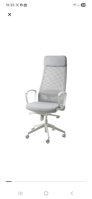 Vand scaun de birou IKEA Markus gri ca nou.