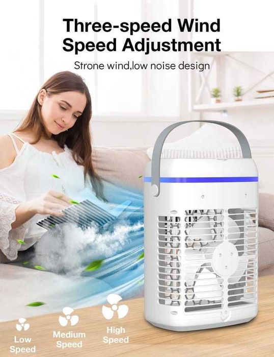 Aparat de aer conditionat si umidificator portabil