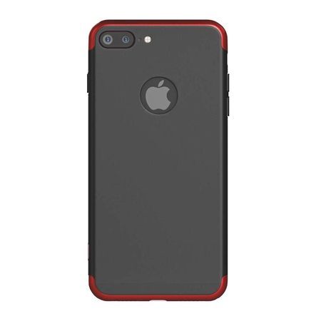 Husa pentru Apple iPhone 7 Plus, GloMax 360 Negru-Rosu