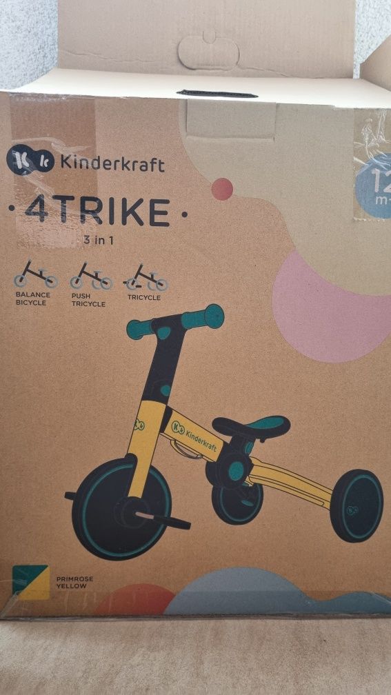 Tricicletă Kinderkraft 4 in 1 4TRIKE