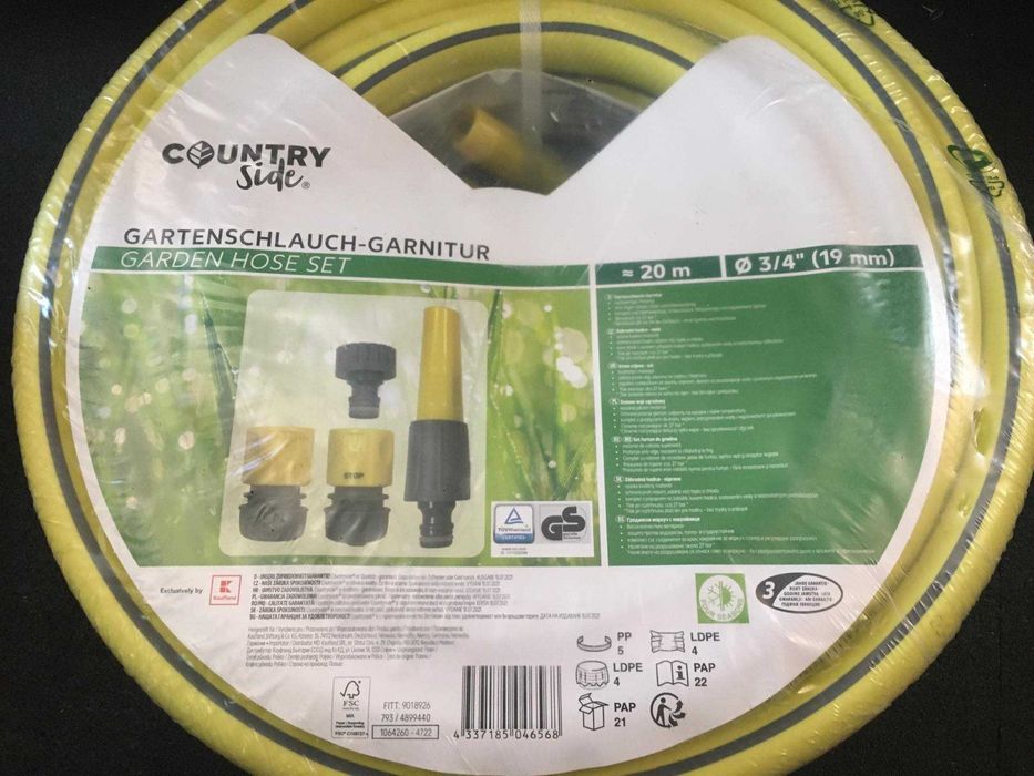 Furtun de gradina 20m 3/4 cu accesorii