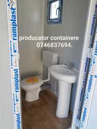 Vand container standard sau la comanda, birou, grup sanitar, vitrina,