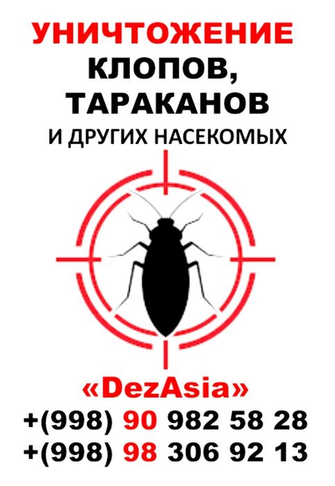 Дезинфекция от всех насекомых