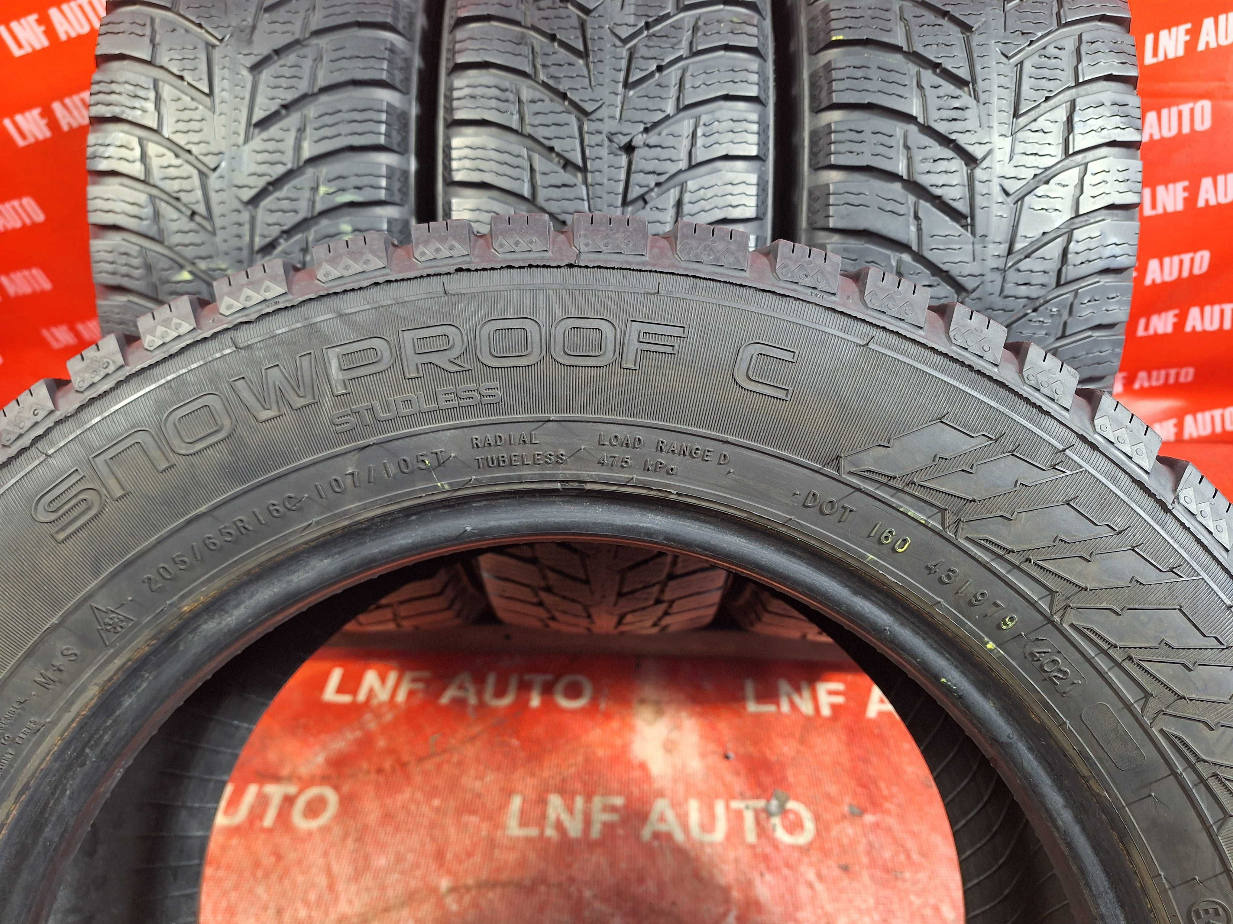 Anvelope de IARNA - 205/65/16C - NOKIAN - 6.23 MM - DOT 2021 !