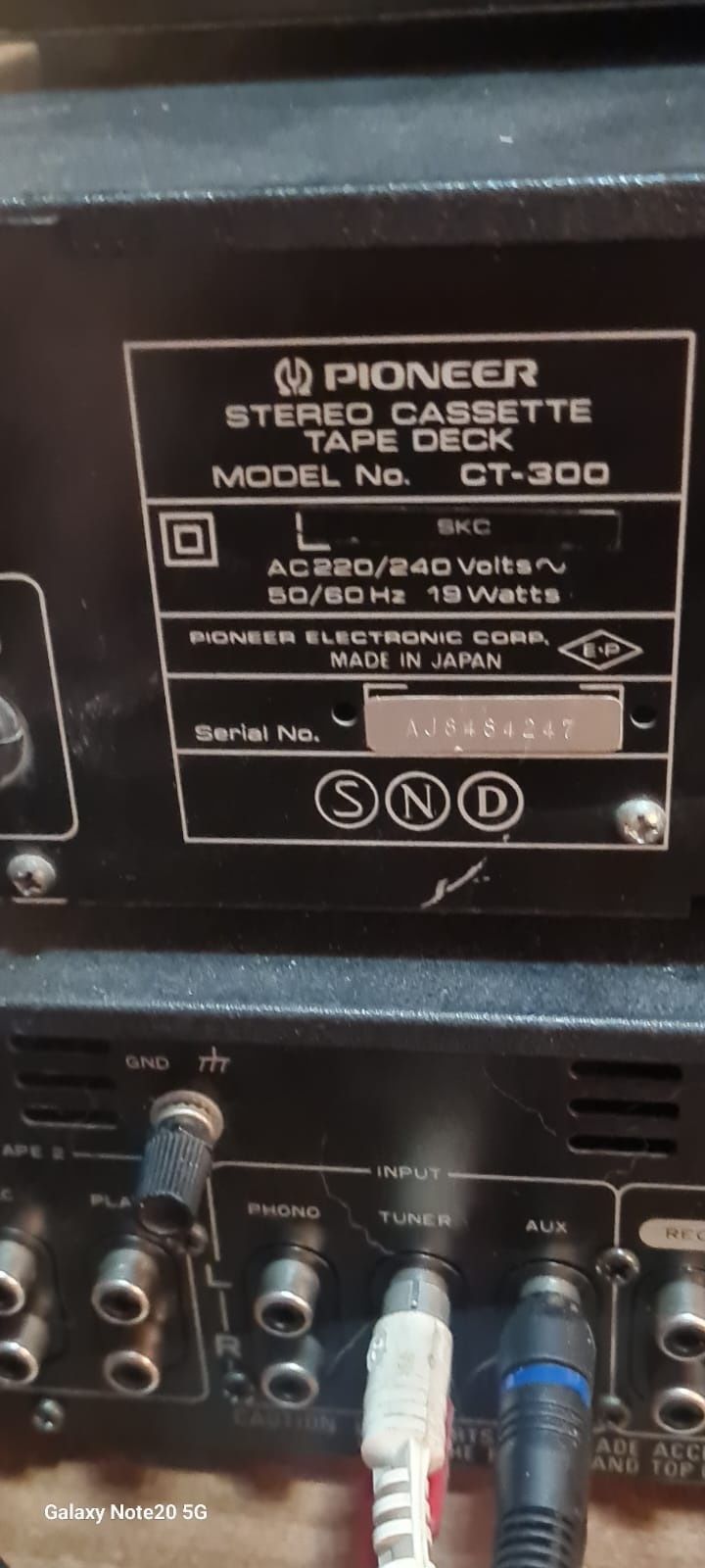 Vând o superbă linie Pioneer cu egalizator CA-100 Foarte RAR..