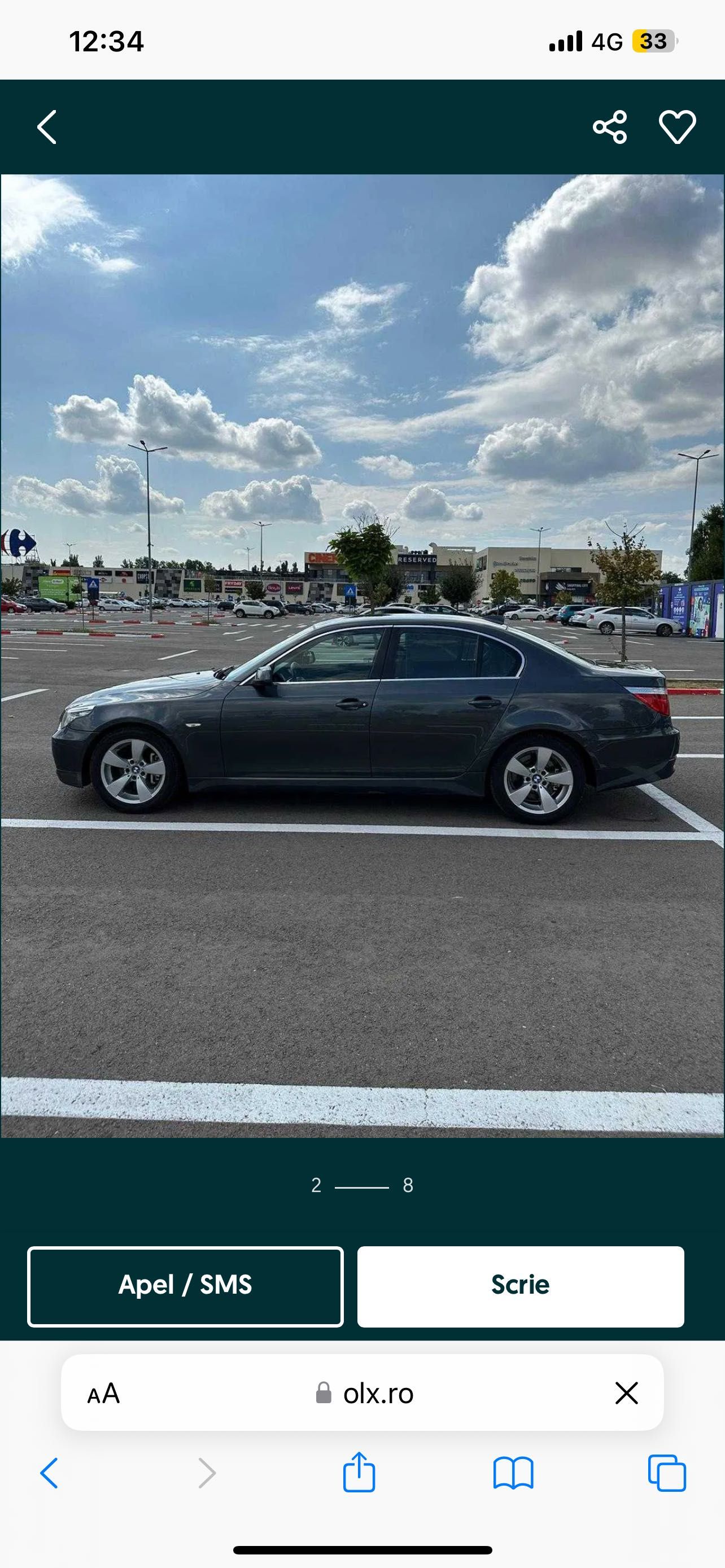 BMW seria 5 2.0 diesel 2009 facelift