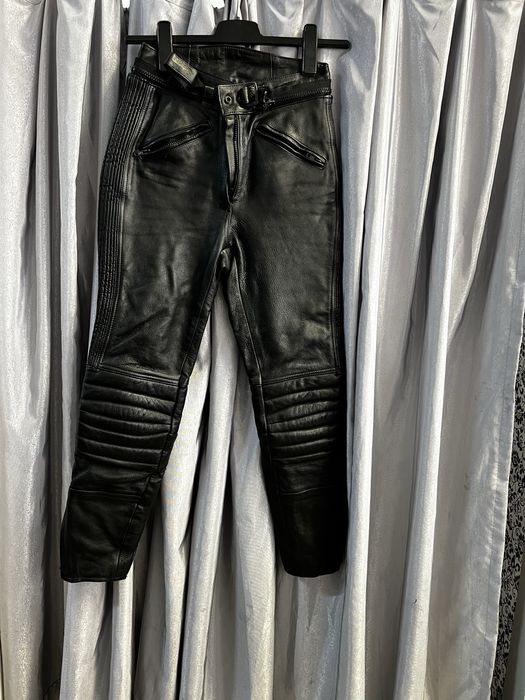 Pantaloni moto dama piele 36 S