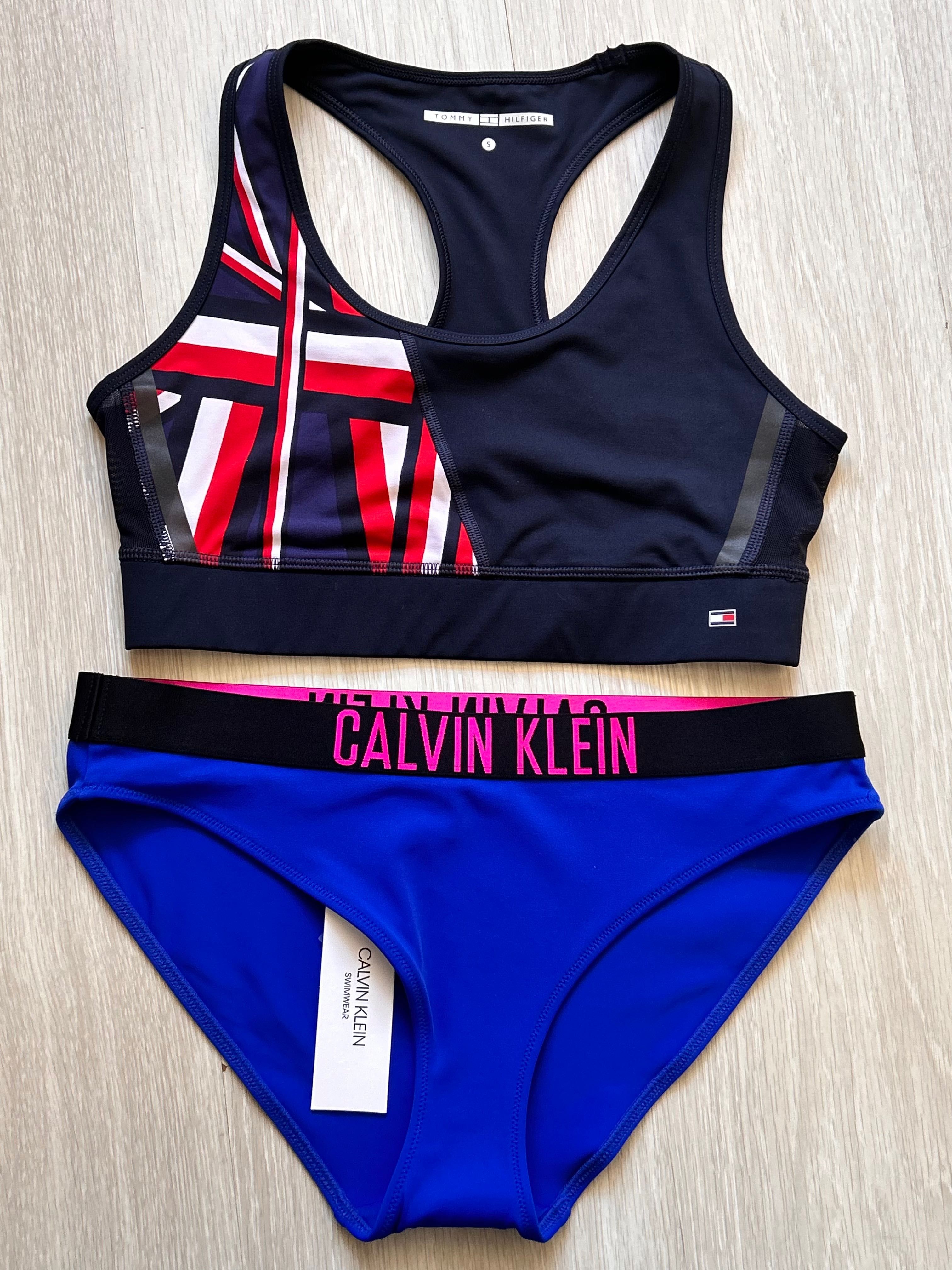 Calvin Klein нова долнище , Tommy Hilfiger спортен топ &  H&M