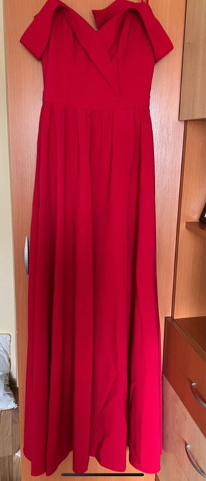 Rochie rosie eleganta