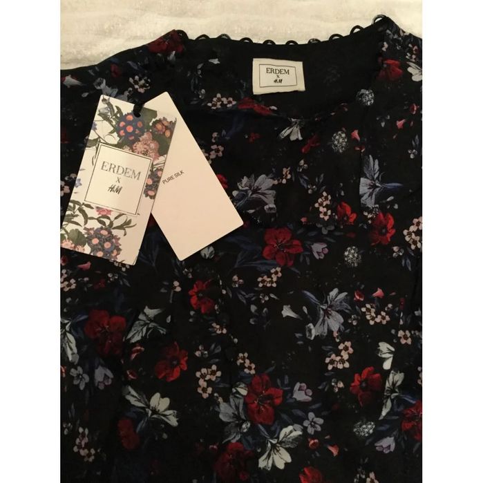 Копринена риза ERDEM x H&M