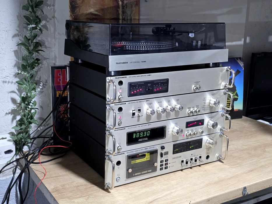 Linie audio TELEFUNKEN, amplificator, preamplificator, deck, tuner