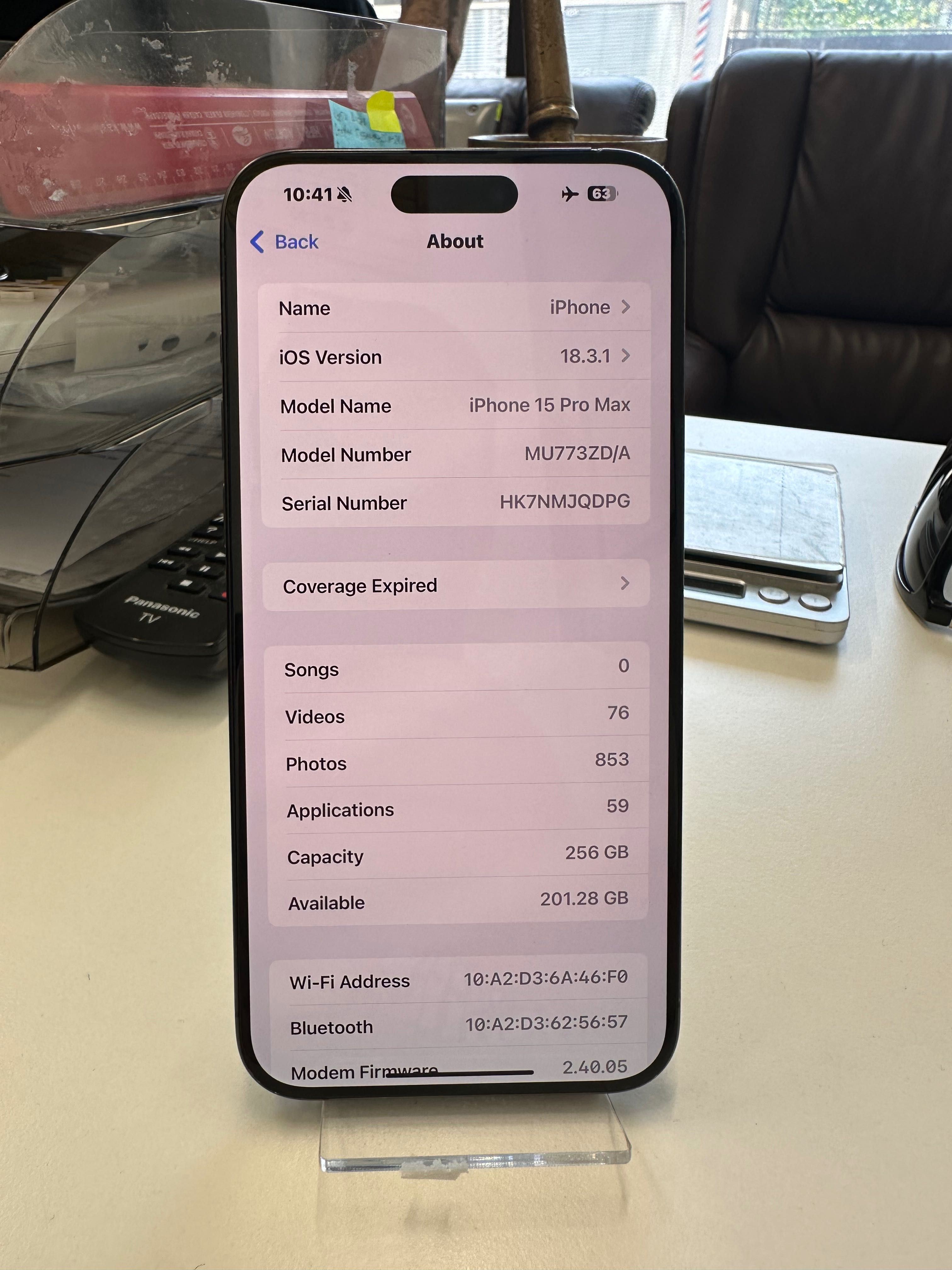 iPhone 15 Pro Max 256GB 87%