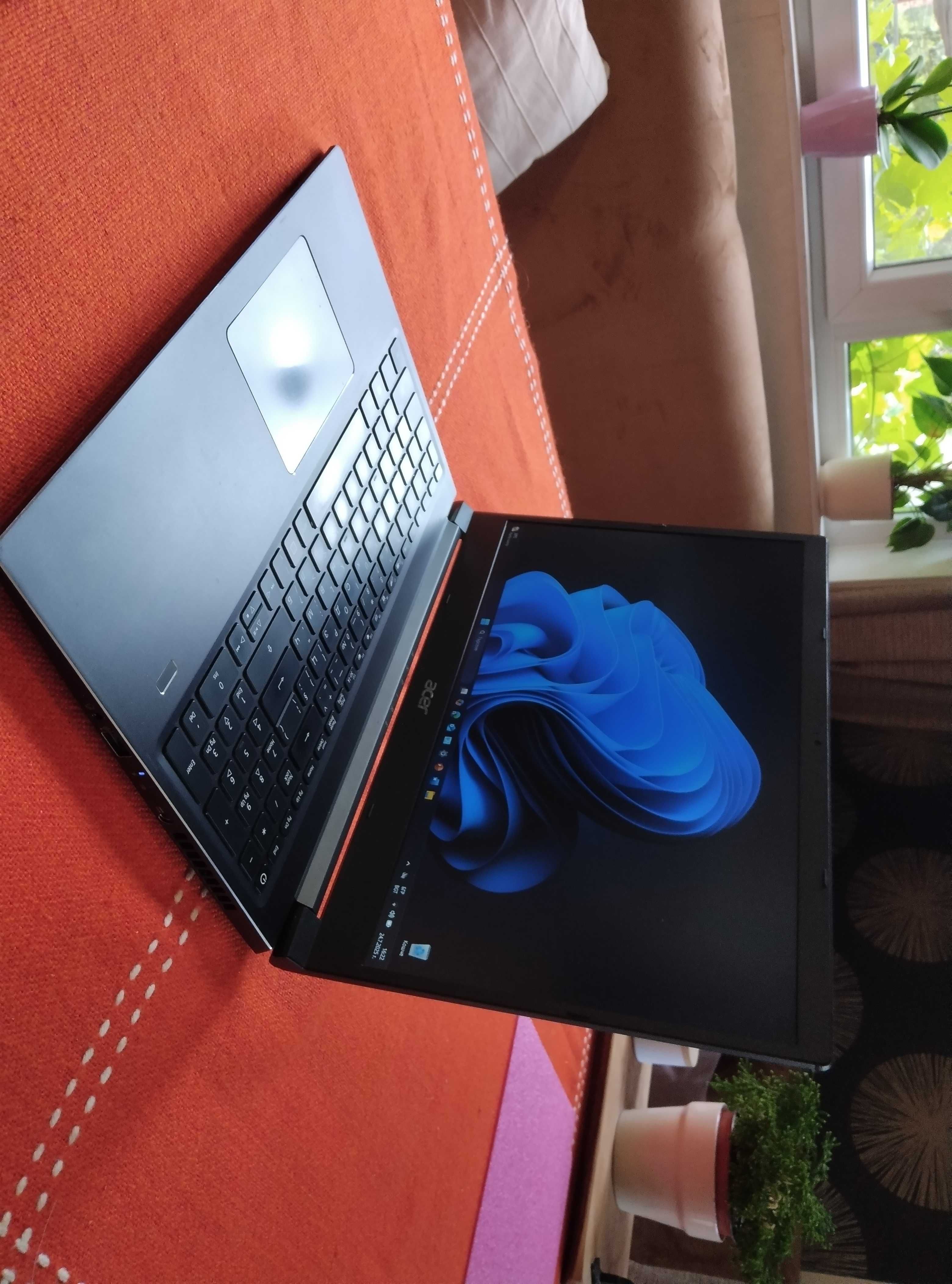 Офис лаптоп за игри Acer Aspire 7 15,6", i7-975H, GTX 1650, 16GB RAM