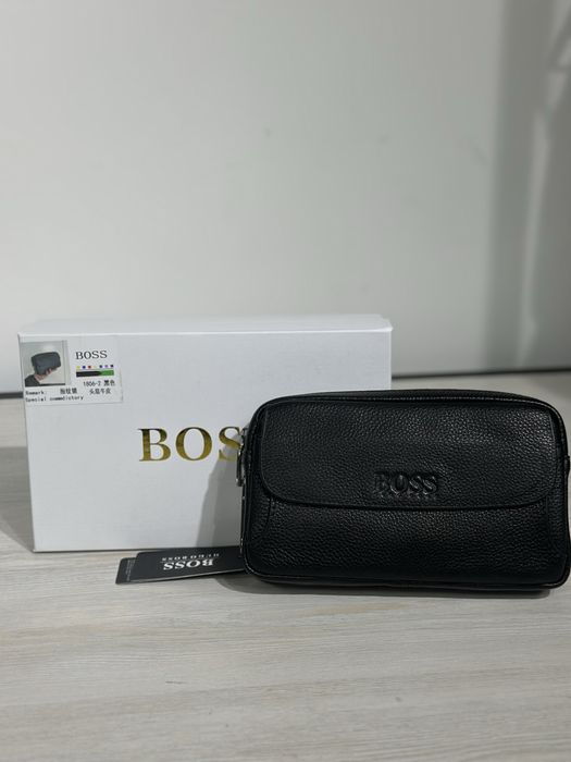 Барсетка  с замком по отпечатку пальца