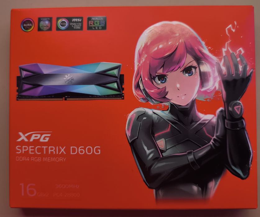 RAM DDR4 2x16 GB XPG 3600mhz SPE D60G (Gaming)(RGB)