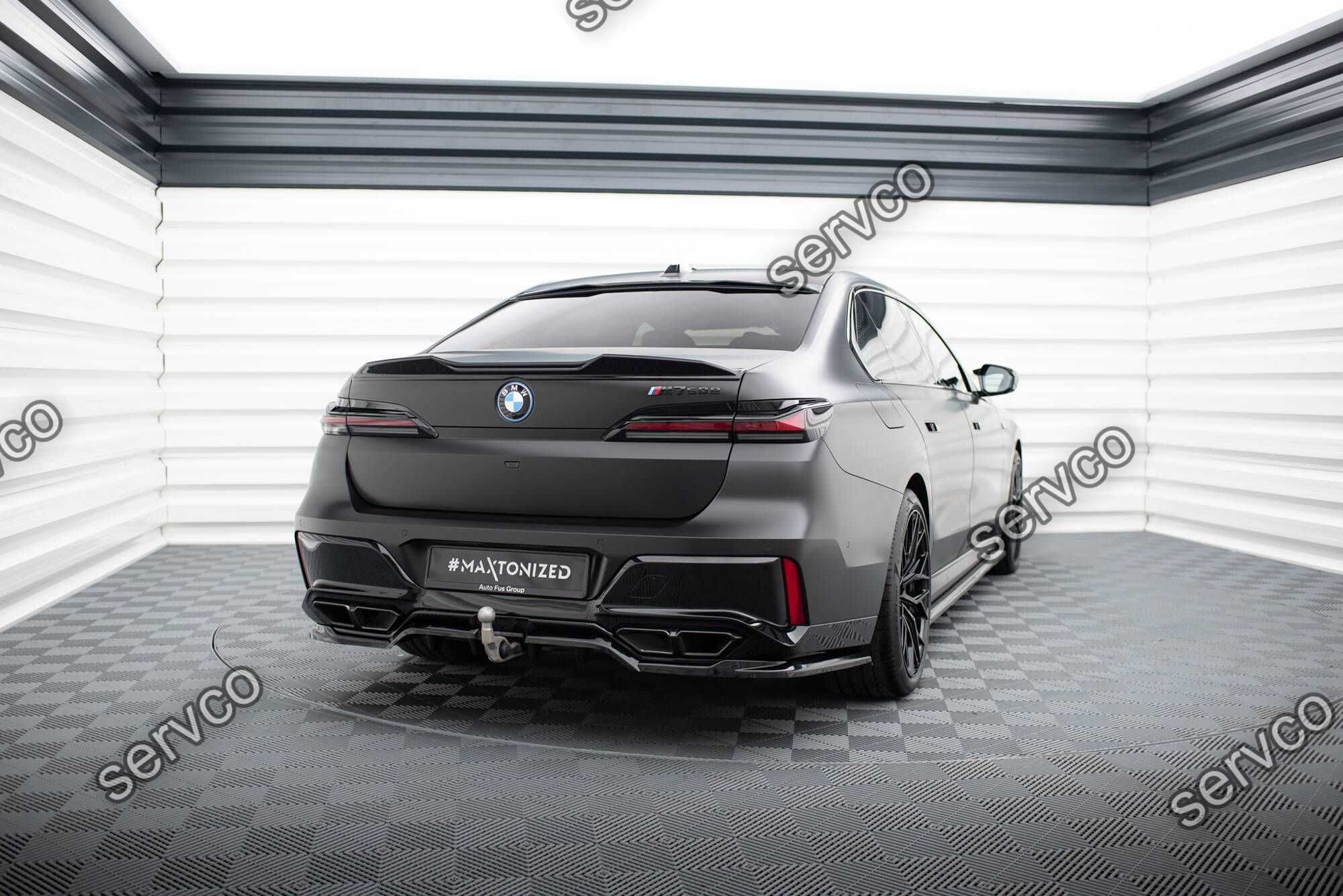 Prelungire bara spate Bmw Seria 7 G70 M760e 2022- v2 - Maxton Design