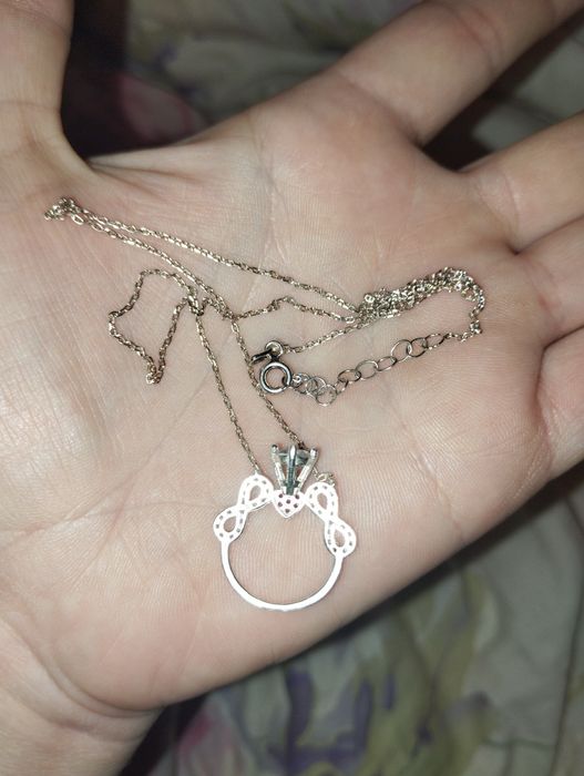 Цепочка с кулоном Бесконечности серебро