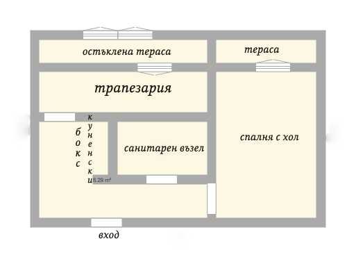 Продава се Едностаен апартамент в Търговище, Център - 44 кв.м за 1038 €/кв.м - Снимка #12
