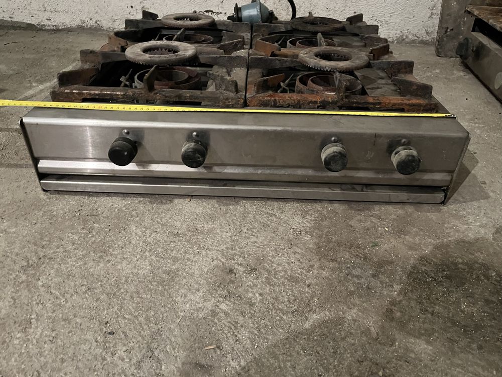 Професионални газови котлони 4*8kW , 70/70см