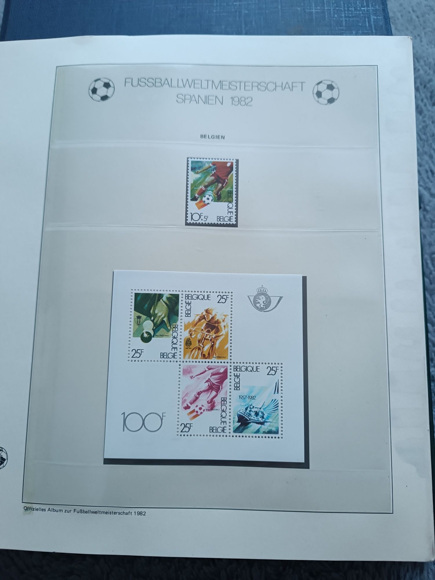 Clasor/Album/Biblioraft Timbre Fotbal/Football World Cup 1982 Spain