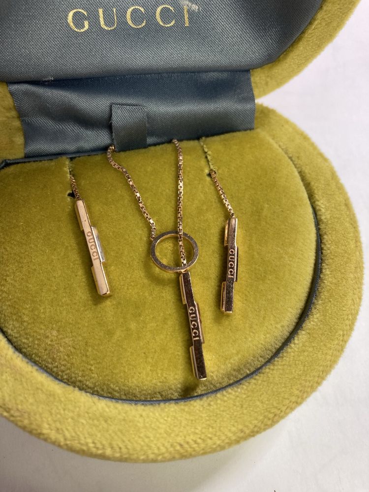 Lant-cercei Gucci aur roz 18kt