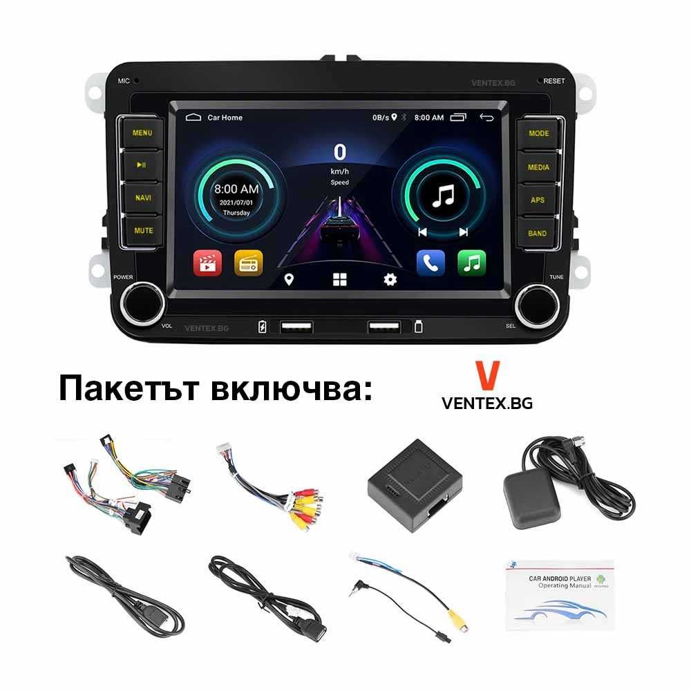 Android мултимедия за Volkswagen Golf, Passat, Touran CarPlay WiFi GPS