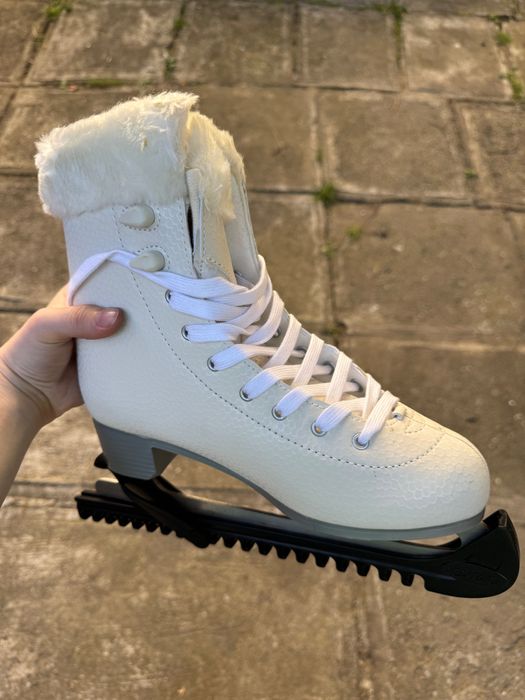 Patine damă Oxelo cu husă și protecții