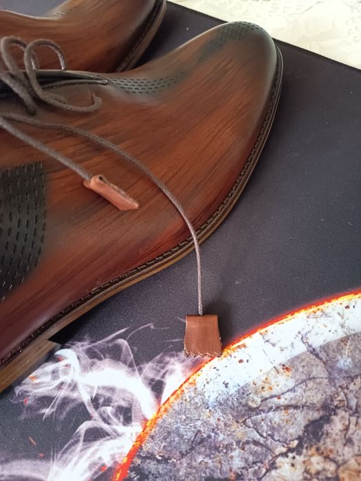 Pantofi barbati eleganti handmade piele naturala Jovigo, 43, ca noi