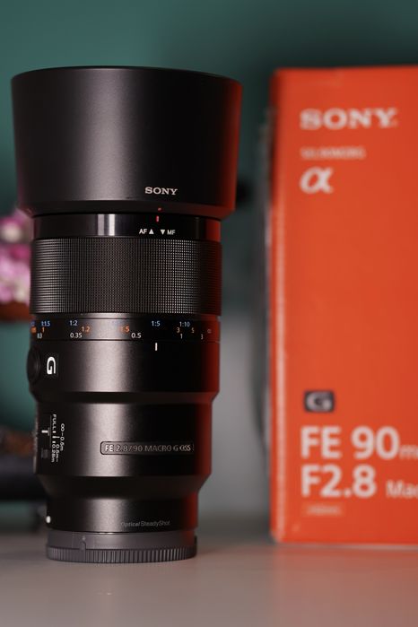 Обектив Sony FE 90mm f/2.8 Macro G OSS (SEL90M28G)