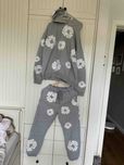 Denum tears track suit
