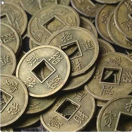 Monede Feng Shui 1.2 cm atragere prosperitate bunastare si bani