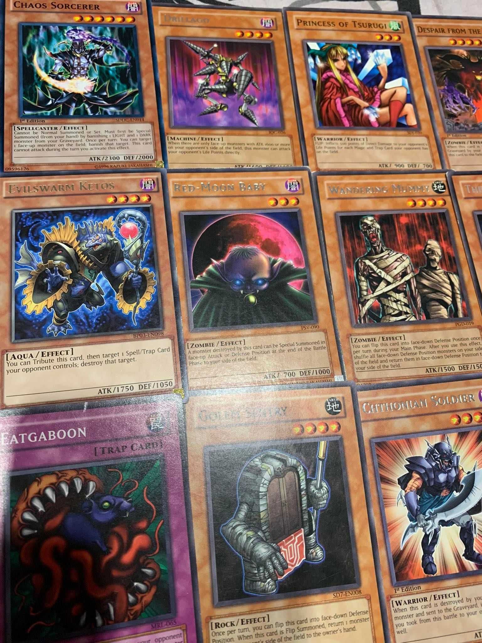 Автентични Yu-Gi-Oh! сингли singles,цели готови за игра тестета,yugioh