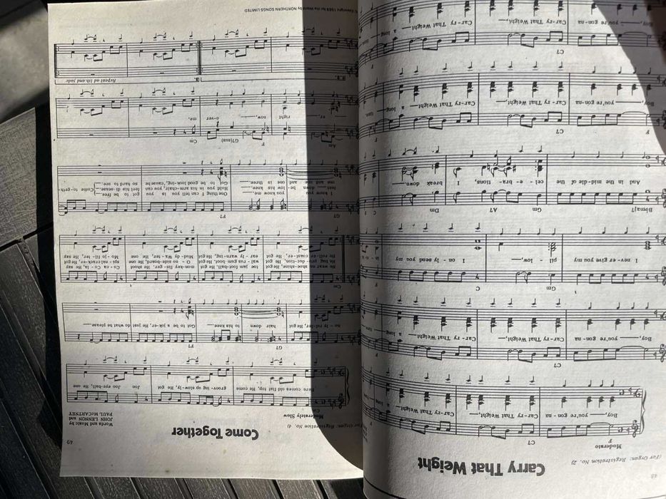 Beatles - Аранжимент за пиано, вокал и клавирен инструмeнт