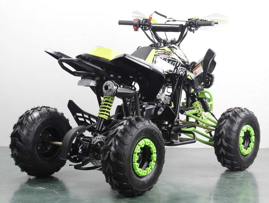 Atv SBR Vortex 7" 125cc 4T benzina negru/verde lemon