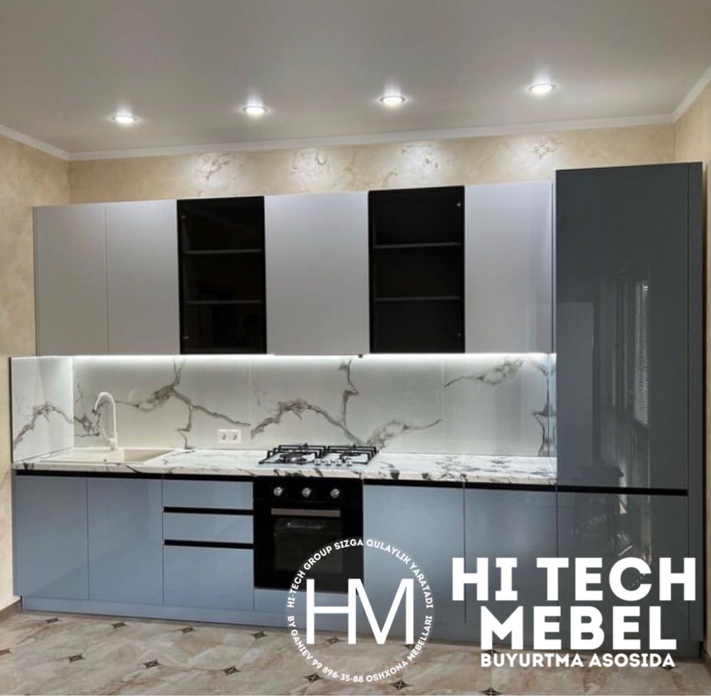 HiTECH Кухонный гарнитур Кухонная мебель ошхона мебел Oshxona mebel