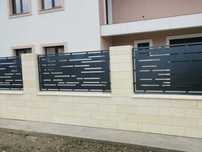 Garduri din panou stil jaluzele, sipca metalica, tabla, plasa