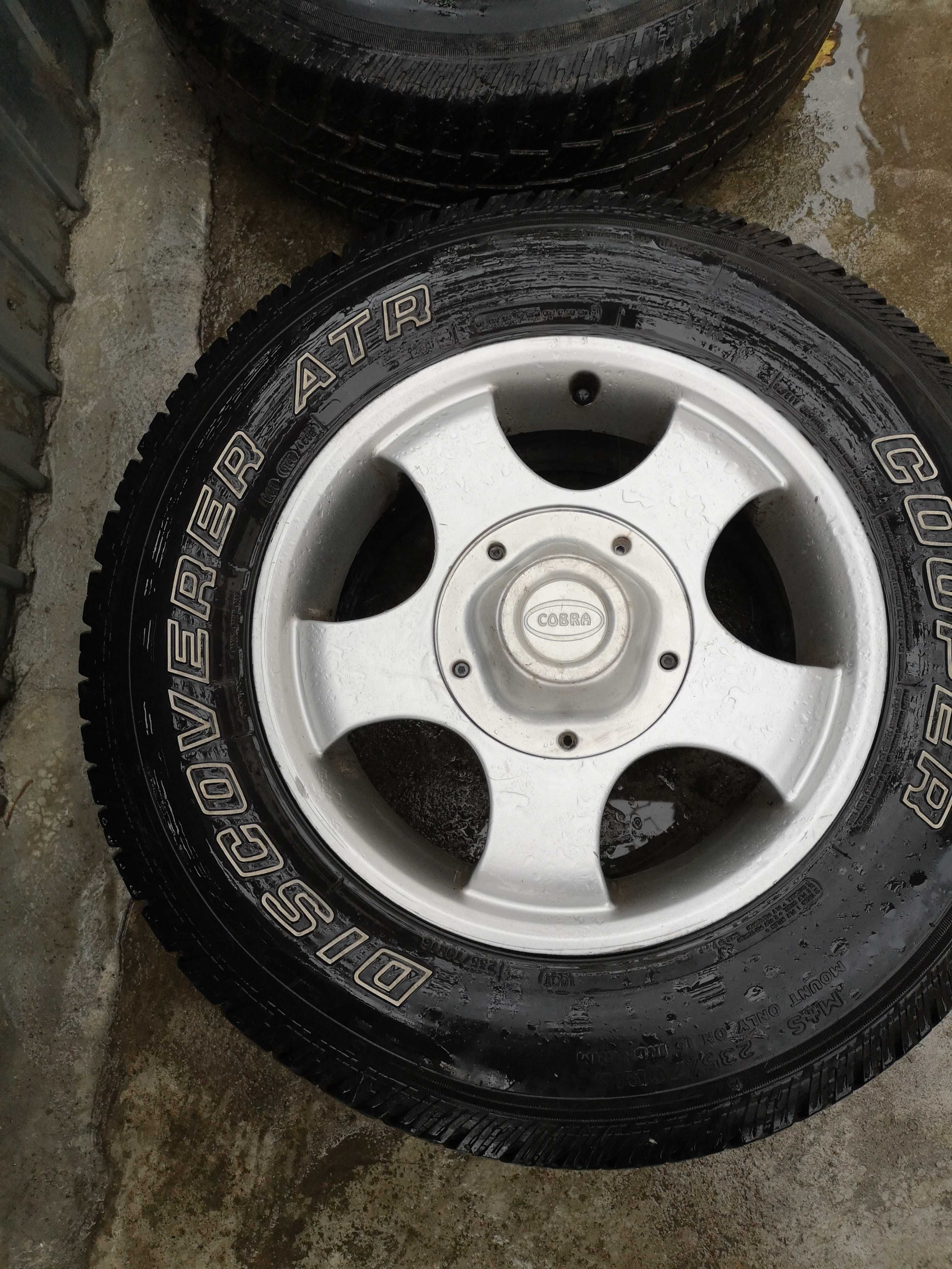 Jante borbet cobra R16 6x139,7 cu anvelope  235/70R16 8Jx16 H2 ET30