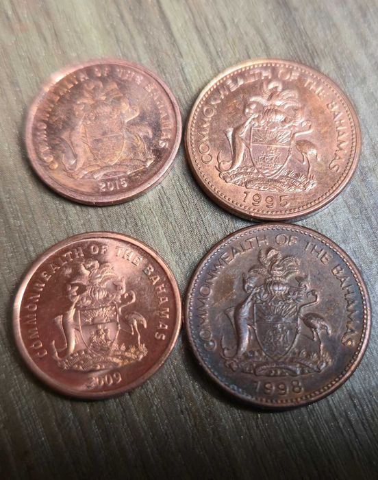 монети Бахами 4бр