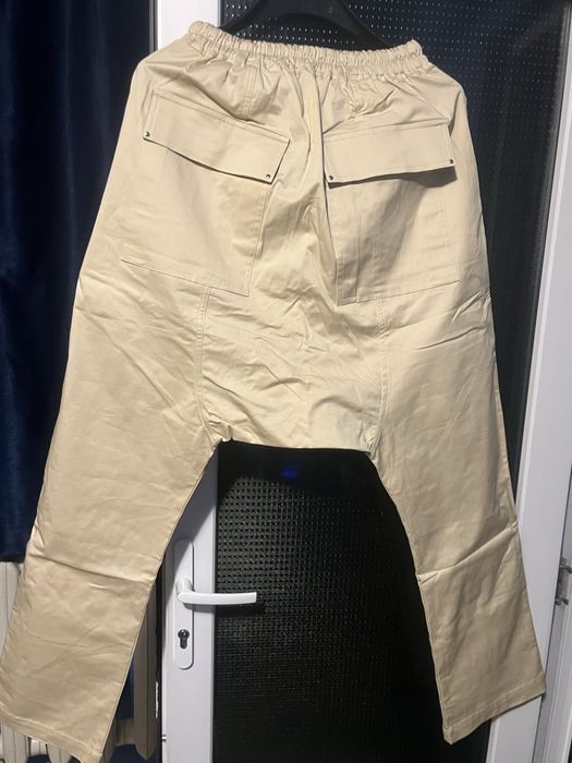 rick owens drop crotch pants