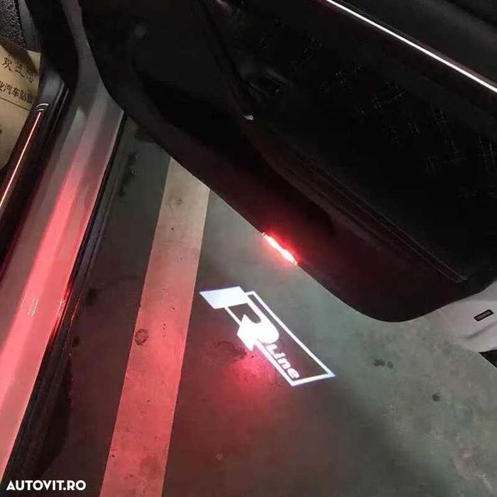 Set Logo Proiectoare Lampi 3D LED Lumini Usi Portiere Volkswagen VW