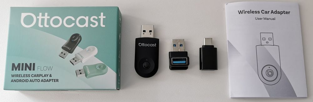 Ottocast - adaptor wireless CarPlay & Android Auto